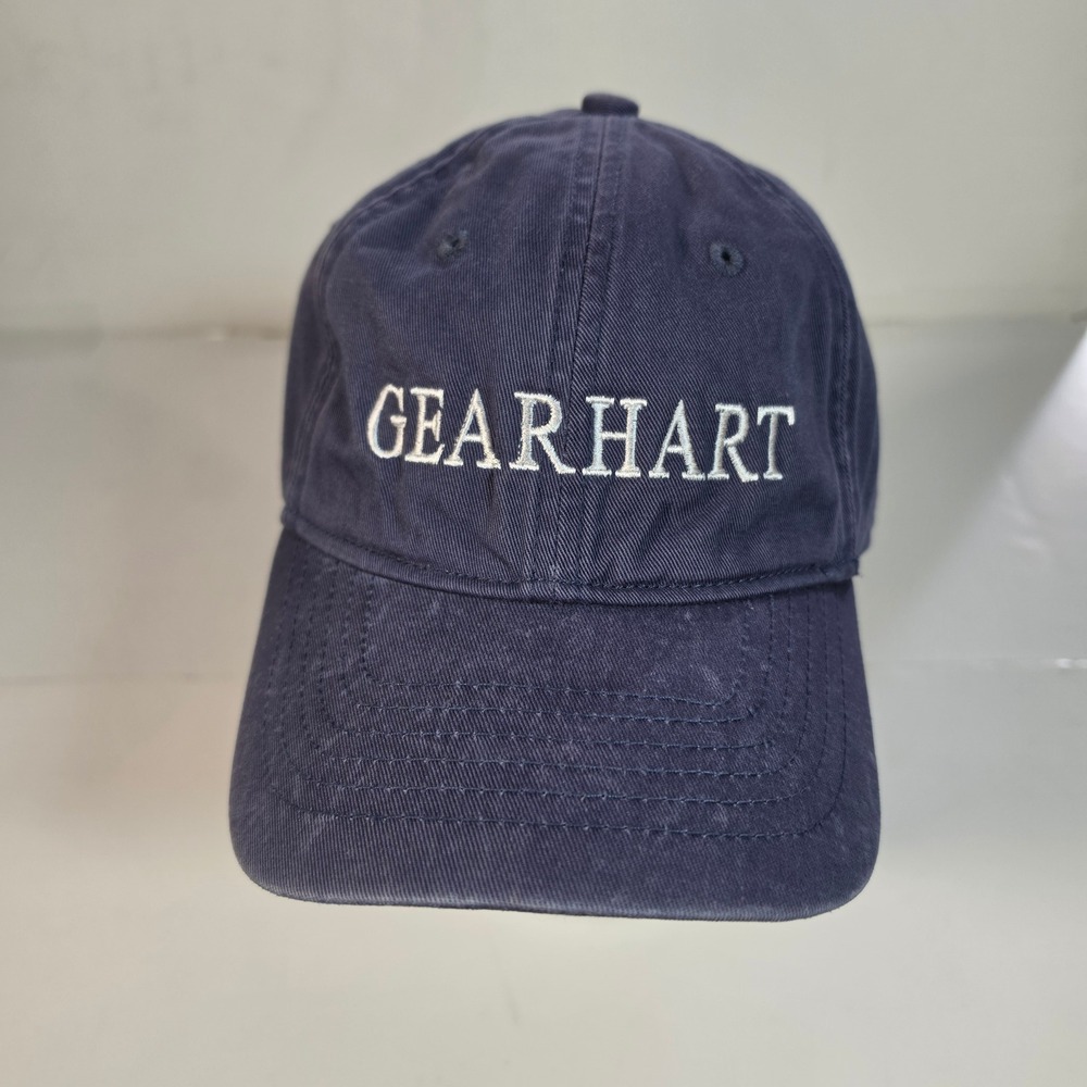 Drift Creek Outdoors Gearhart Embroidered Navy Blue Cotton Adjustable Dad Hat